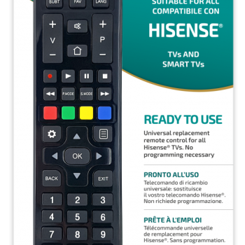 Superior HISENSE TV Replacement Remote Control SMART