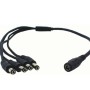 Casview PSC14 Power Splitter Cable 1in 4out
