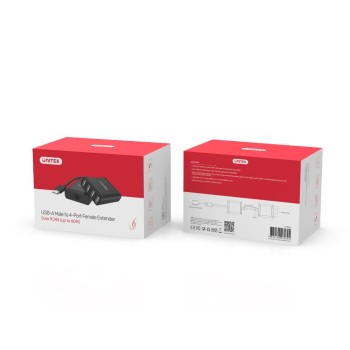 Unitek Y-2516 4 Port USB Extender Over Ethernet 60m