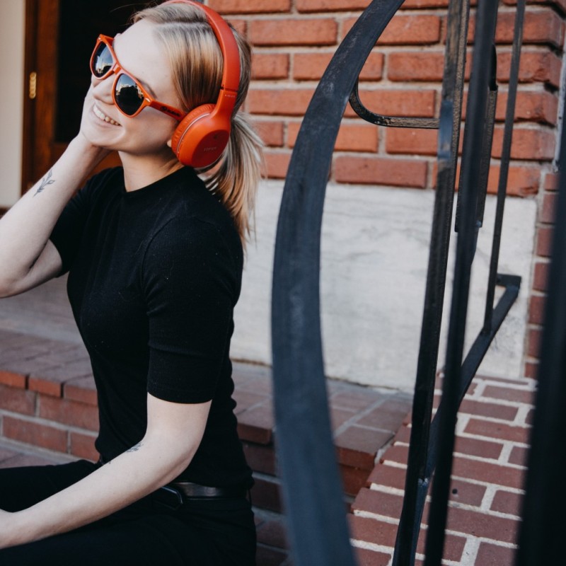 Edifier W800BT PLUS Bluetooth Headphones Red