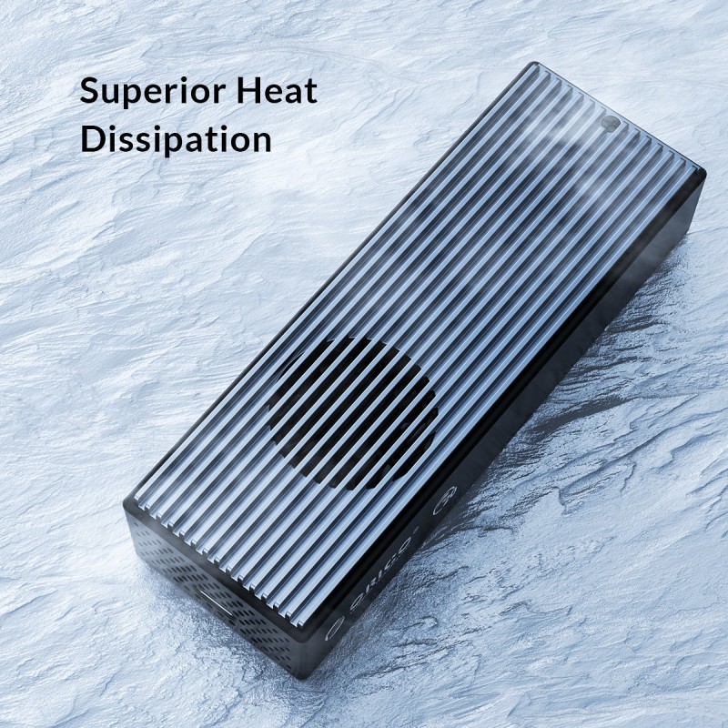 Orico USB-C 3.2 M2 NVME SSD Aluminum Enclosure Black M2PVC3-G20