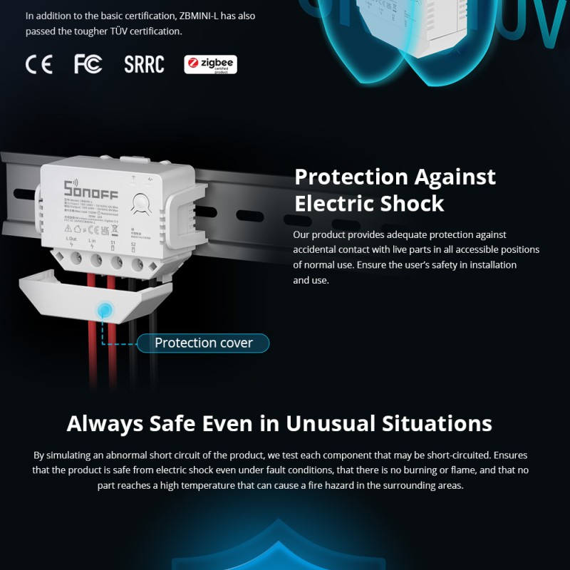 Sonoff ZBMINI-L Zigbee 3.0 Smart Switch
