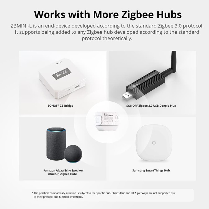 Sonoff ZBMINI-L Zigbee 3.0 Smart Switch