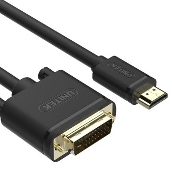 Unitek VC HDMI to DVI 24+1 1.5m Cable (Dual Direction) Y-C217E