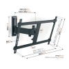 Vogels COMFORT TVM3623 TV Wall Mount 60x40 Turn 1 arm