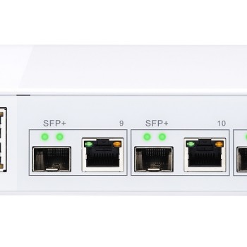QNAP 12-Port 10GbE Managed Switch with 4x 10GbE SFP+/RJ45 Combo Ports & 8x 1GbE RJ45 Ports QSW-M408-4C