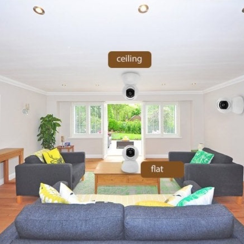 WOOX R4040B Wi-Fi Smart PTZ Camera 1080P Black