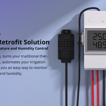 Sonoff WiFi Smart Switch TH Elite Smart Temperature and Humidity Monitoring THR320D 20A