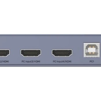 Unitek KVM HDMI 4K60Hz Switch 4-1 with 4-Port USB Hub V306A
