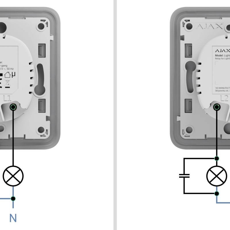 AJAX Automation Wall LightSwitch(2 Gang) AJAX Automation Wall LightSwitch(2 Gang)