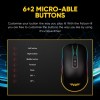 Armaggeddon Falcon 3 Pro-Gaming Mouse 10000CPI Macro-Able RGB