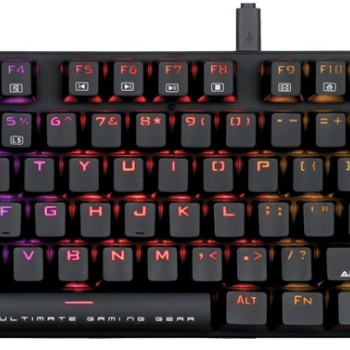 Armaggeddon MKA-5R Mechanical Gaming Keyboard with 87 Fully Programmable Blue Keys