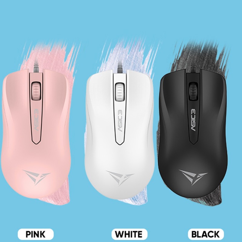 Alcatroz ASIC 3 Wired Mouse Peach Blister