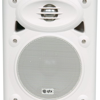 QTX QR5W Active Onwall Speakers Pair 5.25'' 2x20W White 178.201UK