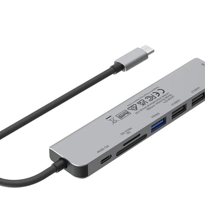 Unitek USB-C Hub USB3.0 HDMI/SD/PD100W H1118A