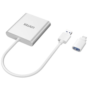 Unitek Y-9313D USB-A/C 3.0 Aluminium SD/Micro SD/CF Card Reader