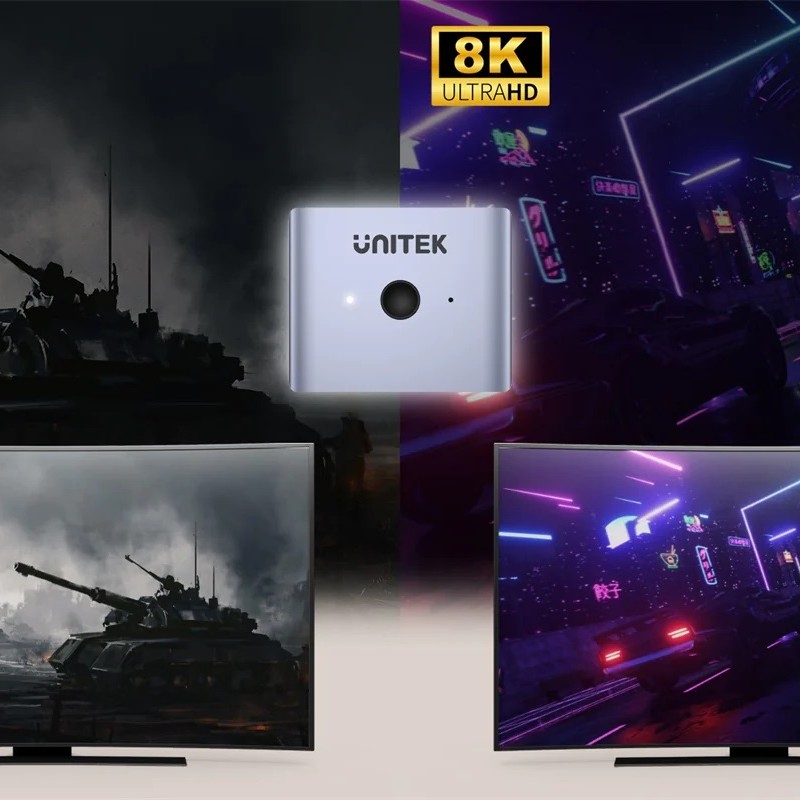 Unitek DisplayPort Switch 8K 1-2 V1609A