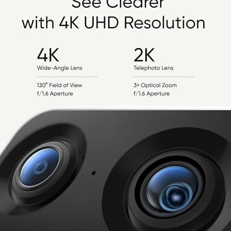 Anker Eufy Security Camera Indoor S350 4k Dual Camera Pan & Tilt