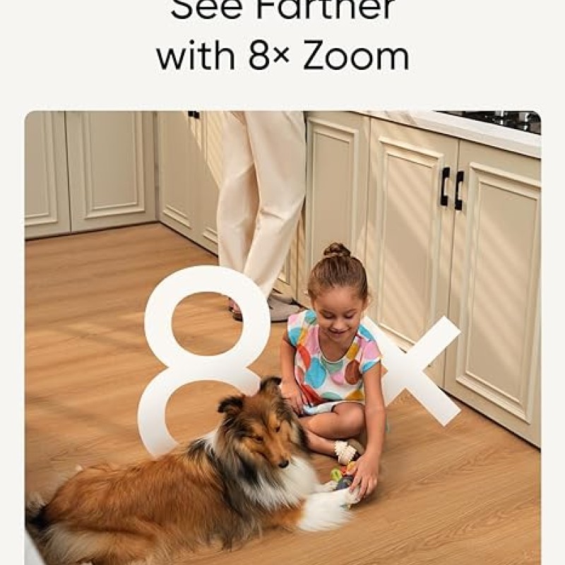 Anker Eufy Security Camera Indoor S350 4k Dual Camera Pan & Tilt