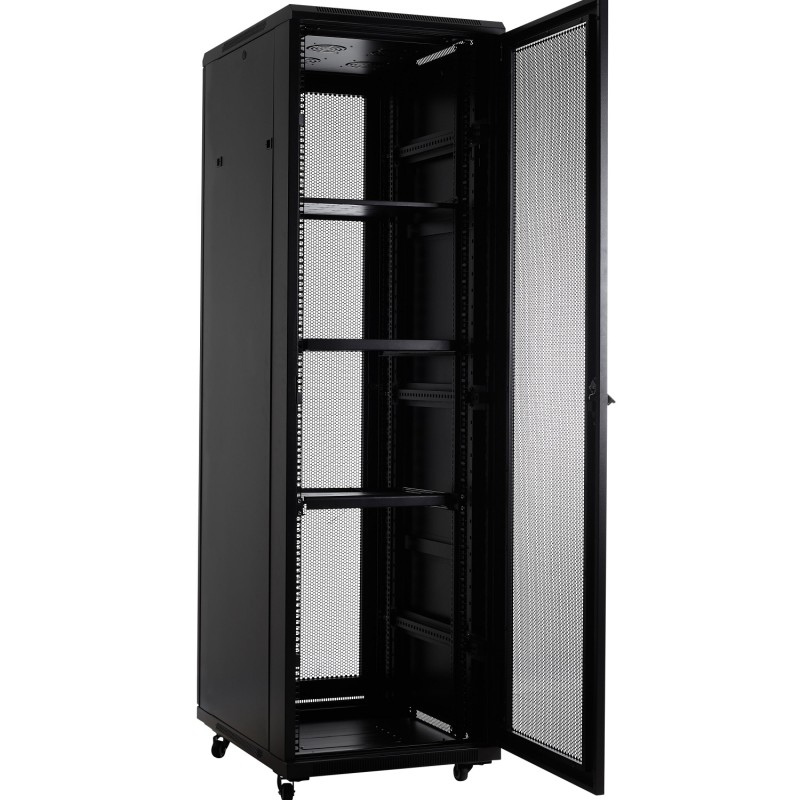 NETPRO 19'' Floor Cabinet 37U 100cm NP-C37U100P Perf.Doors (Not Assembled)