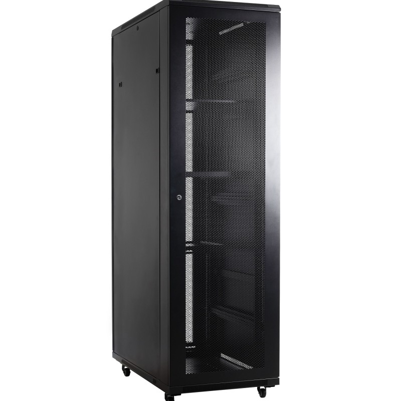 NETPRO 19'' Floor Cabinet 37U 100cm NP-C37U100P Perf.Doors (Not Assembled)