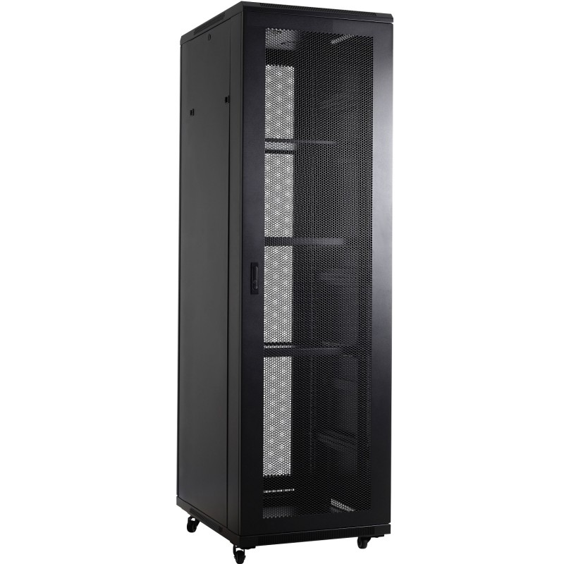 NETPRO 19'' Floor Cabinet 37U 100cm NP-C37U100P Perf.Doors (Not Assembled)
