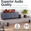 Majority EVEREST 5.1 Soundbar 300W with Detachable Wireless Satellite Speakers & Wireless Subwoofer