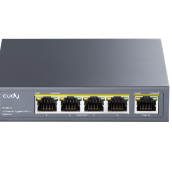 Cudy POE40 4-Channel Gigabit POE+ Extender 60W