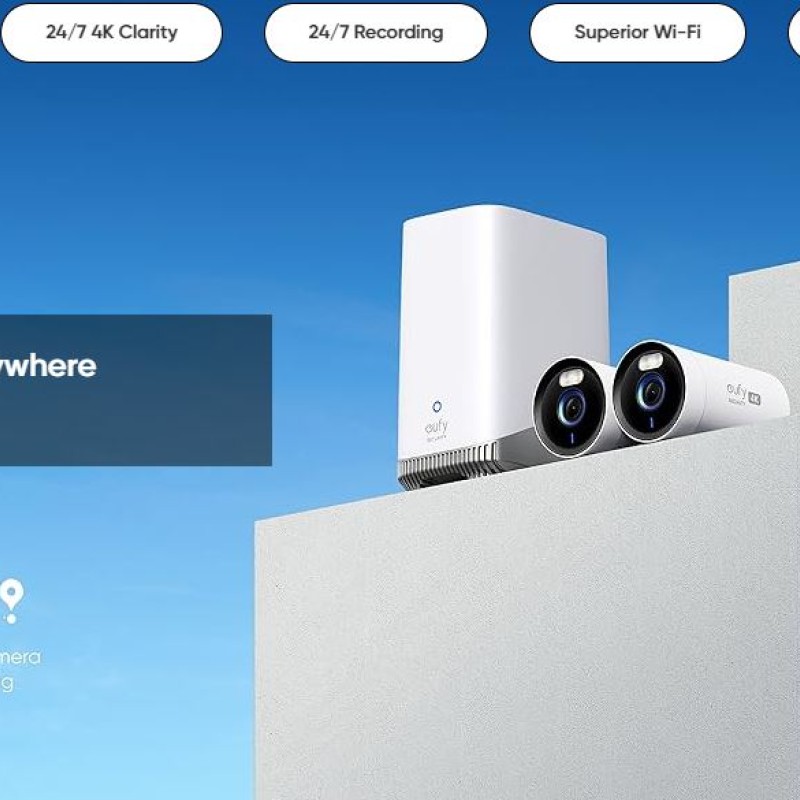 Anker Eufy Security Camera Kit E330 2+1 Home Base