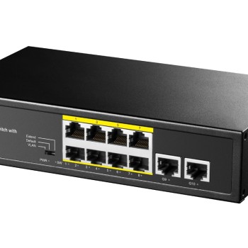 Cudy FS1010PG 8-Port PoE Switch + 2 GbE Uplink 120W with UK Plug