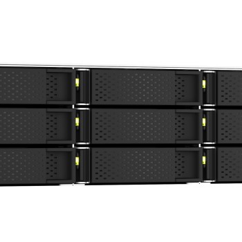 QNAP NAS 12-Bay Rackmount Intel Quad-Core, 8GB RAM, Redundant PSU, PCIe Slot & Dual 2.5GbE Ports TS-1264U-RP