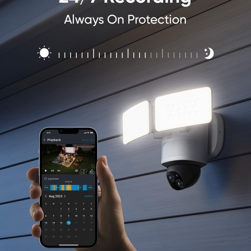 Anker Eufy Security Floodlight Camera E340