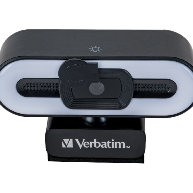 Verbatim Webcam Full HD Autofocus with Microphone & Light AWC-02