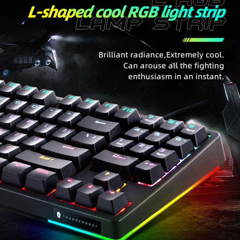 Thunderobot KG3089R Black Mechanical Gaming Keyboard 89 Red Switch Keys