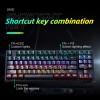Thunderobot KG3089R Black Mechanical Gaming Keyboard 89 Red Switch Keys