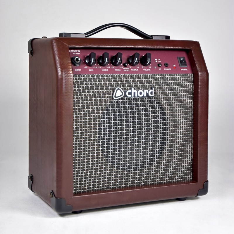 Chord CA-15BT Vinyl Guitar Amplifier with 6.5'' Speaker Equaliser & Bluetooth 173.012UK