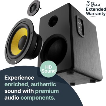 Majority D40X Active Speakers 70W 4'' BT/USB/SD (pair)