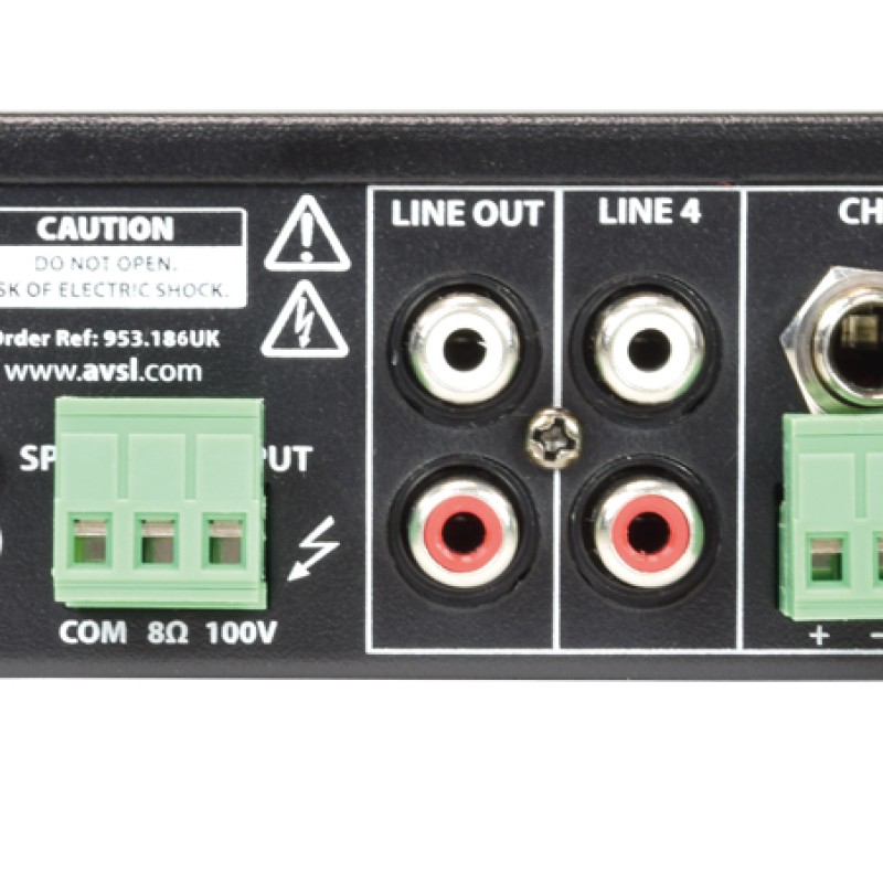 Adastra UA30 100V Compact Amplifer Mixer 30W 953.183UK