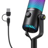 Maono DM30RGB Desktop Condenser Microphone with Controllable Lights