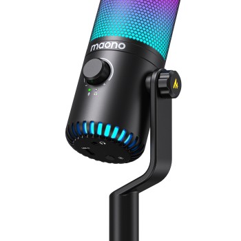 Maono DM30RGB Desktop Condenser Microphone with Controllable Lights
