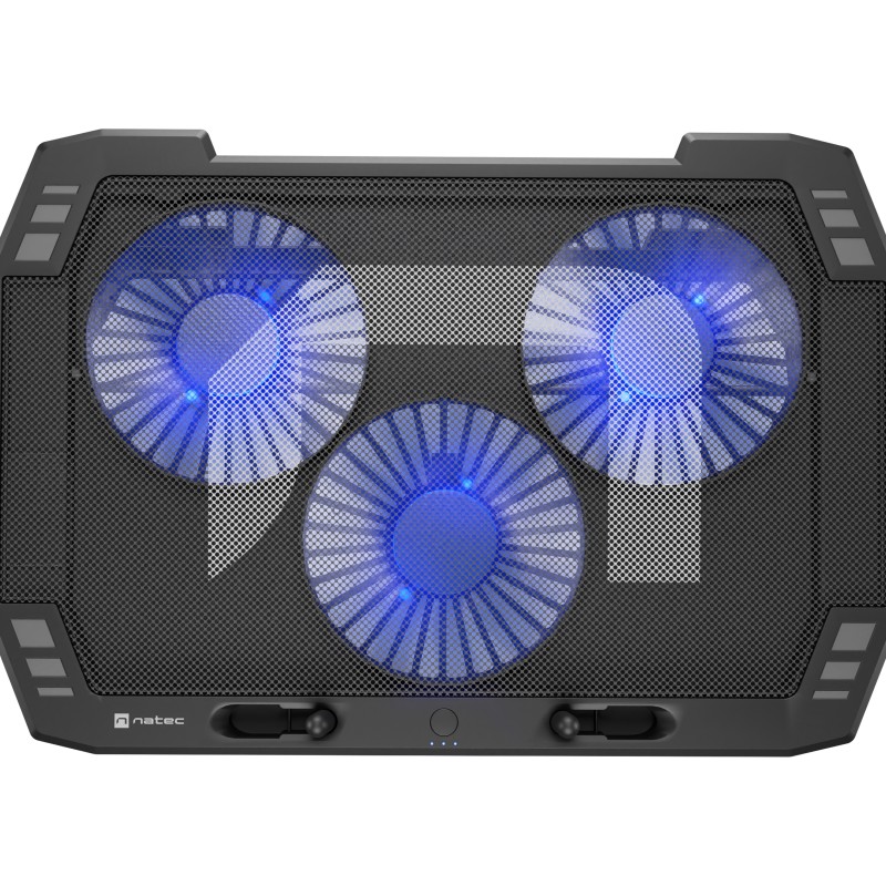 Natec ORIOLE Laptop Cooling Stand 17.3'' with 3 Fans/LED/2xUSB