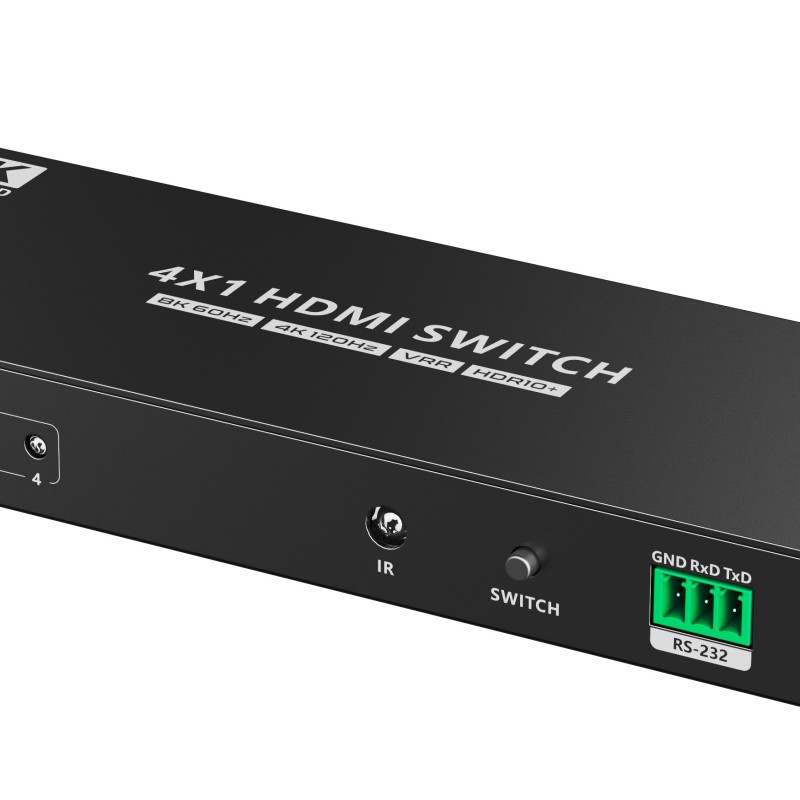 Lenkeng HDMI Switch 4x1 8K60Hz LKV841