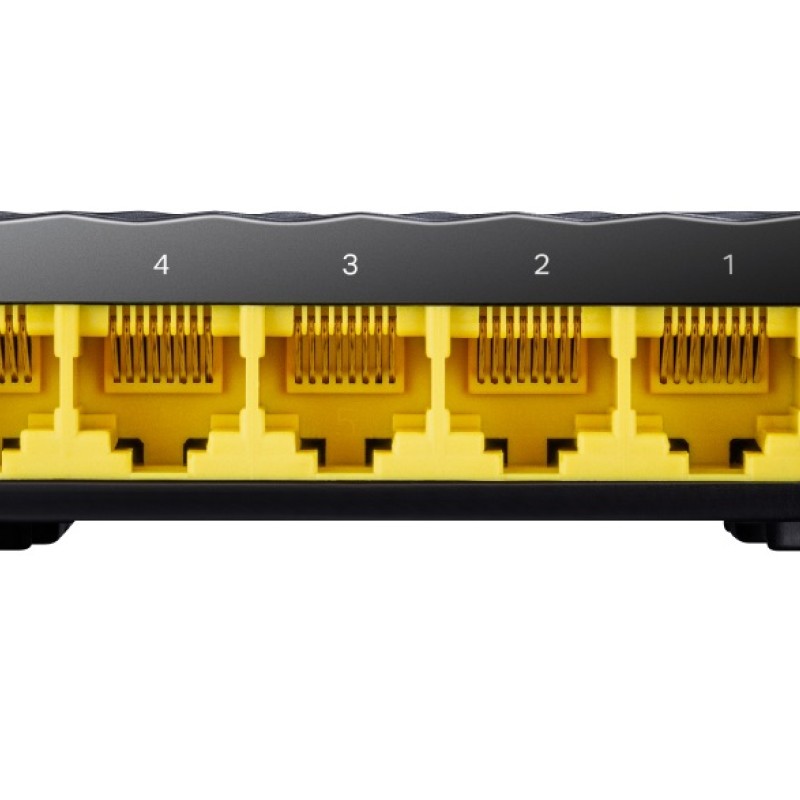 Cudy Switch Gigabit Ethernet 5-Ports Desktop GS105D with UK Plug