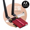 Cudy PCIe Adapter AX5400 Tri-Band Wi-Fi 6E Bluetooth 5.2 WE3000S
