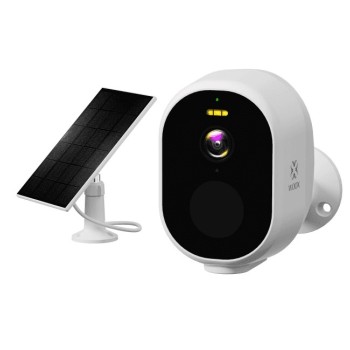 WOOX R4252 Outdoor Battery Camera 3MP with Solar Panel-White