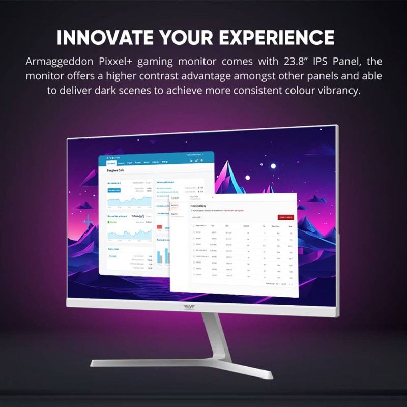 Armaggeddon PF24HD Super-100 IPS Frameless Monitor 100Hz Black