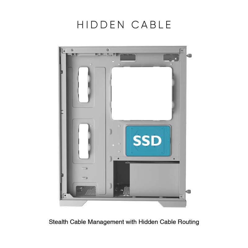 Armaggeddon Aquaron Micro ATX Gaming Case Black Armaggeddon Aquaron Micro ATX Gaming Case Black