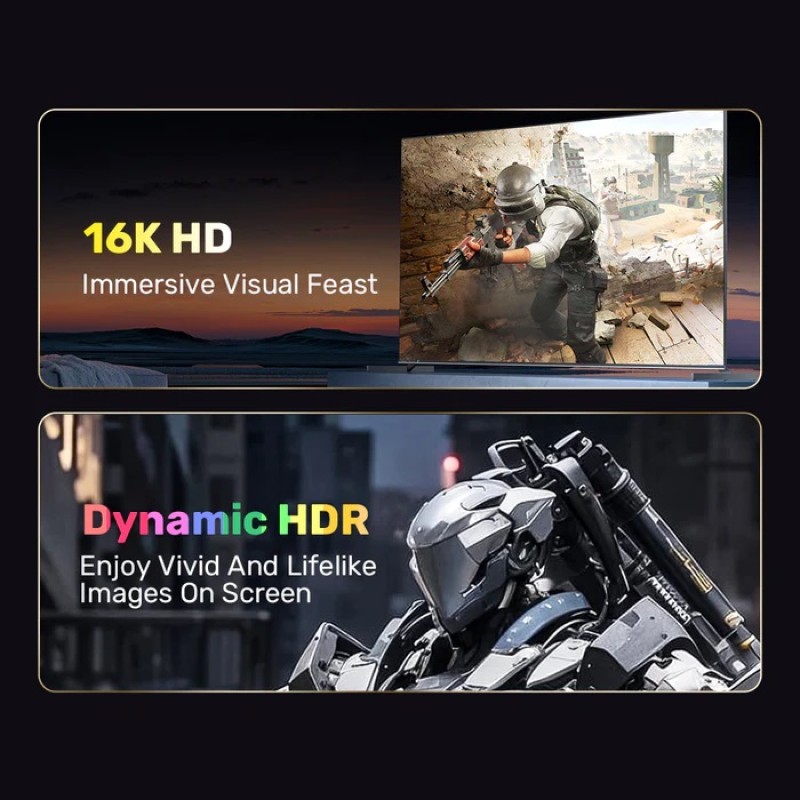 Unitek DisplayPort 2.1 Cable 8K 120Hz 3.0m C1626GY01-3M