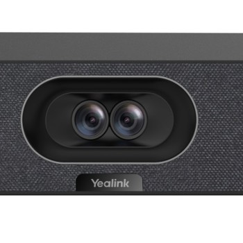 Yealink Video Conferecing Bar USB with Dual-Eye 4K Camera, 8 Microphones, Dual Speakers & AI Features SmartVision40