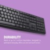 Alcatroz KB1500 Silent Wired Keyboard